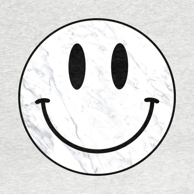 White Marble Smily Face by Rayra